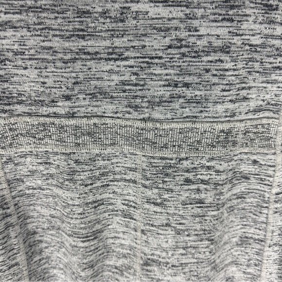 Athleta Techie Sweat Popover Dress Drawstring Hoodie Flint Heather Grey Small - Picture 11 of 11